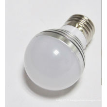 Ampoule LED 3 * 1w, 3 * 1w haute puissance lampe à bulle, globe à ampoule led